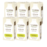상하목장 유기농 우유, 200ml, 6개