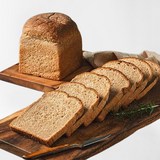 아침에 좋은빵 통밀100% 백프로 통밀빵 통밀식빵 식사빵 저당 저염 비건, 629g, 2개