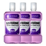 리스테린 토탈케어 플러스 구강청결제, 1L, 3개