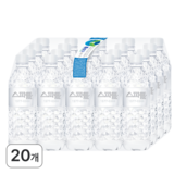 스파클 무라벨 천연암반수 안전한생수 깨끗한물 미네랄워터, 500ml, 20개
