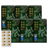 청솔 파인 솔잎농축 솔잎 송침유 정품, 60회분, 6개