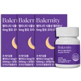 밸러니티 고함량 5mg 식물성 멜라토닌 식약처 인증 테아닌 트립토판 마그네슘, 30정, 3개