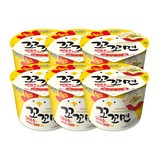 팔도 김치 꼬꼬면 컵라면(큰컵), 105g 6개