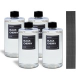 JSP디퓨저 500ML리필액 4개+스틱12개, 500ml