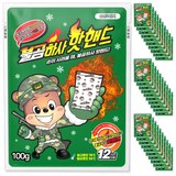 불곰하사 포켓형 핫핸드 손난로 핫팩, 100g
