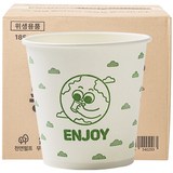 스파클 종이컵, 185ml