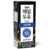 매일유업 검은콩 고단백, 190ml, 12개