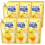피죤 고농축 강력탈취 오리지널 섬유유연제 써니가든 리필, 1.6L, 6개