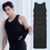 제임스딘 남자 에어스판 메쉬 나시 런닝 5매세트, 블랙, 110, 1개
