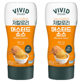 비비드키친 저칼로리 머스터드소스, 320g, 4개