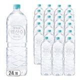 백산수 생수 무라벨, 2L, 24개