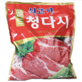 한정성 업소용 대용량 가성비 조미료 청다시 골드, 2kg, 1개
