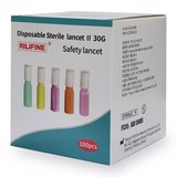 릴리파인 자동 안전 란셋 100p 30G 채혈침 사혈침, 100개입, 릴리파인 30G, 1개