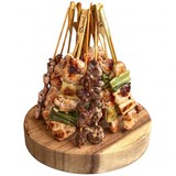 오대복 40년전통 캠핑 국산닭꼬치 12꼬치 소스증정 파닭4+순살닭4+염통4, 500g, 1세트