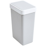 프라템 플랫 원터치 사각 휴지통, 그레이, 5L, 1개