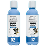 POC 프로폴리스 오랄클리어 찌꺼기 구강유산균 프로바이오틱스 가글, 600ml, 2개