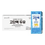 그레인랩 담백한 무가당 고단백 두유, 190ml, 24개