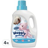 허글리 초고농축 섬유유연제 코튼캔디, 3L, 4개