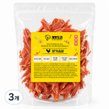 개맛도리 대용량 국산 닭가슴살 육포 무방부제 강아지간식, 닭, 500g, 3개