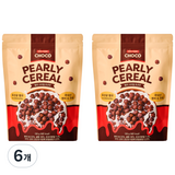 펄리 시리얼 어린이 국내산 현미 귀리 통곡물 초코맛, 150g, 6개