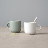 밀크화이트 + 그린티라떼