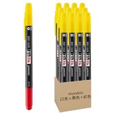 黑色 + 紅色 × 12支