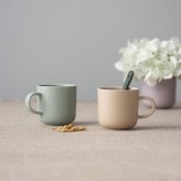 그린티라떼 + 카라멜베이지