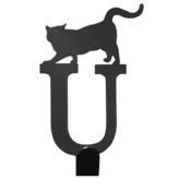 當貓咪遇上字母U 經典黑