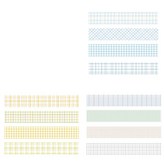 15 藍色,檸檬,淺格紋