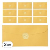 金色(信封), 金色(貼紙) × 3套