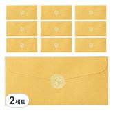 골드(봉투), 골드(스티커) × 2세트