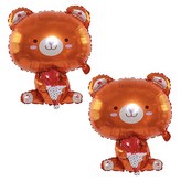 장미 들고있는 곰돌이