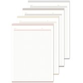 日落玫瑰 + 柔和米色 + 簡約棕色 + 都市灰色 × 1套