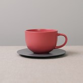 玫瑰粉(馬克杯), 炭灰色(杯盤)