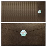 深棕色(信封), 雷射(貼紙) × 1套