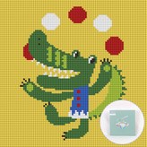 장난꾸러기 악어 잭 × 1세트