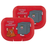 紅色 + 棕色 + 灰色