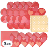 Heart Love(信紙), 隨機出貨(信封) × 3套