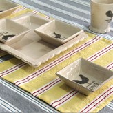 옐로바탕 화이트 + 레드 스트라이프 × 1개