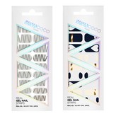 Techno Modern Grey+Heart Lunula Navy