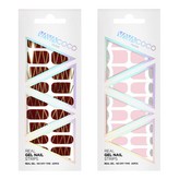 Techno Autumn Red+Lunula Glitter Baby Pink