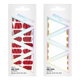 Techno Scarlet Red+Lunula Glitter White