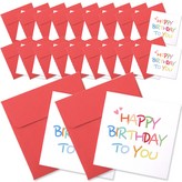 彩色生日快樂款 × 20組