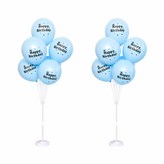 霧面粉彩生日藍色