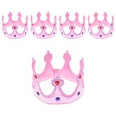 皇冠(粉紅)+寶石(隨機出貨) × 5入