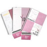 摩卡粉(錯題本, 練習本), 隨機出貨(專用筆記本, 單字卡)