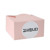 핑크(박스), 화이트(스티커) × 100세트