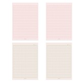 稿紙 粉紅色, 稿紙 米色 × 2套