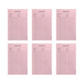 答題紙 × 6個