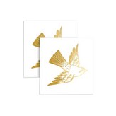 CARTOLINA BIRD METALLIC